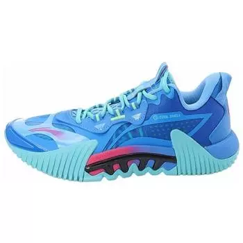 Баскетбольные кроссовки Li Ning Anti-5 2.5 с амортизацией, нескользящие, износостойкие, низкие, мужские баскетбольные кроссовки синего цвета ABFS001-5 40