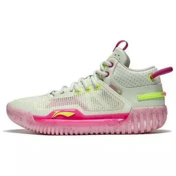 Баскетбольные кроссовки Li Ning Anti-5 Mid-Top, мужские кроссовки кремово-белого цвета ABFT015-4 41