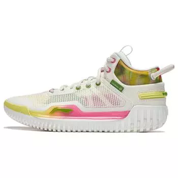 Баскетбольные кроссовки Li Ning Anti-5 мужские кроссовки белые желтые розовые ABFT005-8 43