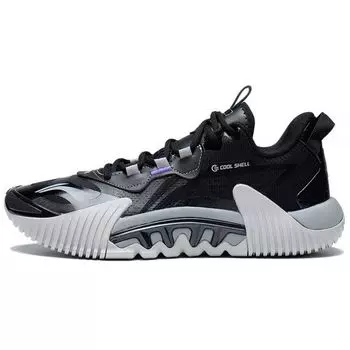 Баскетбольные кроссовки Li Ning Anti-5 2.5 с амортизацией, нескользящие, износостойкие, низкие, мужские, баскетбольные кроссовки, черные, ABFS001-1 40