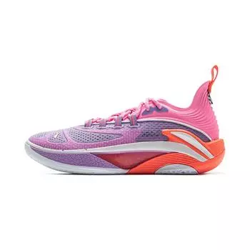 Баскетбольные кроссовки Li Ning Anti-Five Pursuit 1 Super Competition Мужские кроссовки Фиолетовый Розовый ABFV007-2 41