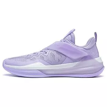 Баскетбольные кроссовки Li Ning Blade 3 Team Durable Breathable Low-Top, мужские кроссовки светло-фиолетового цвета ABAS095-2 43