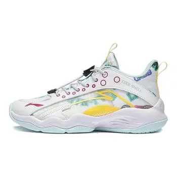 Баскетбольные кроссовки Li Ning Breathable Cool Shock Absorbing Durable Low Top Kids White YKBT064-9 33