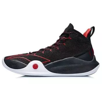 Баскетбольные кроссовки Li Ning CJ-1 McLemore 1 с противоскользящей износостойкой подошвой, амортизирующие, мужские, черные, красные ABAR019-6 40
