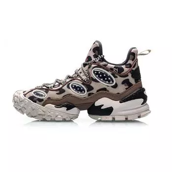 Баскетбольные кроссовки Li Ning Counterflow Monster Eye Retro Mid-Top мужские кроссовки с леопардовым принтом AGLP135-4 43