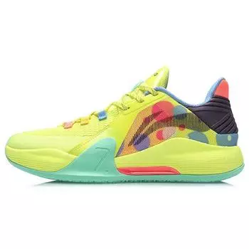 Баскетбольные кроссовки Li Ning Flash 7 из синтетической кожи с амортизацией, противоскользящие, износостойкие, с поддержкой и отскоком, низкие, мужские ABPR007-2 44