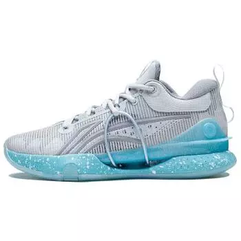 Баскетбольные кроссовки Li Ning Flash 8 Premium Summer Edition с амортизацией, противоскользящие, износостойкие, с поддержкой, низкие, мужские, антарктическо-серые, ABAS015-2 47