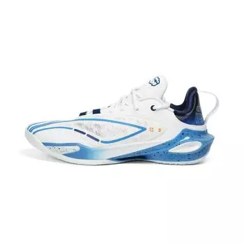 Баскетбольные кроссовки Li Ning Flash Attack 11 CBA Sichuan Team PE Edition для мужчин, белые, синие ABAU053-32 40
