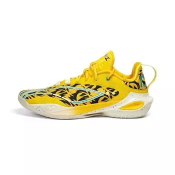 Баскетбольные кроссовки Li Ning Flash Attack 11 CBA Guangsha Team PE Edition для мужчин, желтые ABAU053-25 41