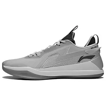 Баскетбольные кроссовки Li Ning Flash Energy 2.0 прочные, нескользящие, амортизирующие, низкие, мужские, дымчато-серые, ABAS099-3 44