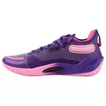 Баскетбольные кроссовки Li Ning JB1 Jimmy Butler 1 Dawn Jade с противоскользящей подошвой, износостойкие, мужские, фиолетовые, ABAS051-3 43