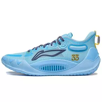 Баскетбольные кроссовки Li Ning JB1 Jimmy Butler 1 University, мужские кроссовки, светло-голубые, белые, синие, ABAS051-33 43
