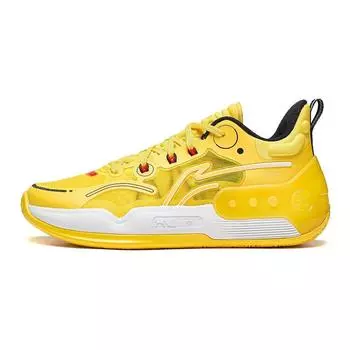 Баскетбольные кроссовки Li Ning Kids Yu Shuai 16 V2 для молодежи, удобные, детские баскетбольные кроссовки, ярко-желтые, YKBT022-3 41