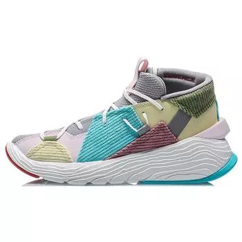 Баскетбольные кроссовки Li Ning Kung Fu Series Winterized Mid женские кроссовки серые желтые зеленые AGBQ084-3 37