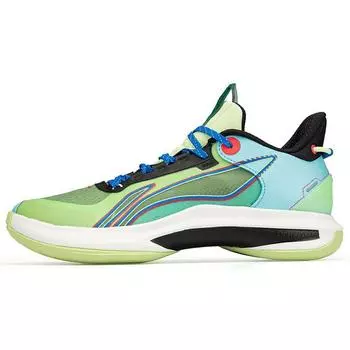 Баскетбольные кроссовки Li Ning Low Top Performance мужские кроссовки зеленые синие ABPR069-7 39