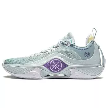 Мужские кроссовки Li-Ning Way Of Wade Shadow 5 V2 Aurora светло-голубые белые ABPU009-3 47