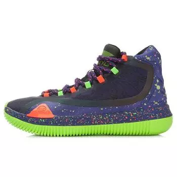 Баскетбольные кроссовки Li Ning Poison Tooth Fabric TPU с амортизацией, противоскользящие, износостойкие, с высоким берцем, унисекс, баскетбольные кроссовки ABAL021-6 41