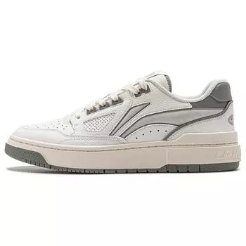Баскетбольные кроссовки Li Ning Rookie Lightweight с низким верхом и амортизацией, унисекс, белые, серые, ABCU001-1 37