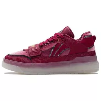Баскетбольные кроссовки Li Ning Rookie с противоскользящим эффектом, амортизирующие, низкие, ретро, женские, кроссовки Bicycle-Red ABCS050-10 36