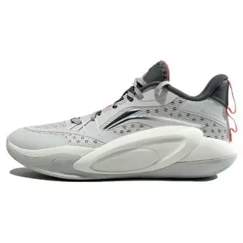 Баскетбольные кроссовки Li Ning с низким верхом, амортизирующие, износостойкие, мужские, серые, ABPS047-3 44