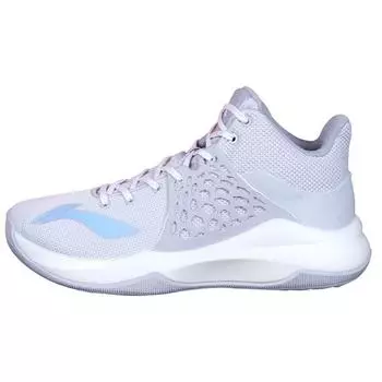 Баскетбольные кроссовки Li Ning Sonic 1 Team Edition с противоскользящей подошвой, прочные, мужские, серо-синие, ABPP029-12 42