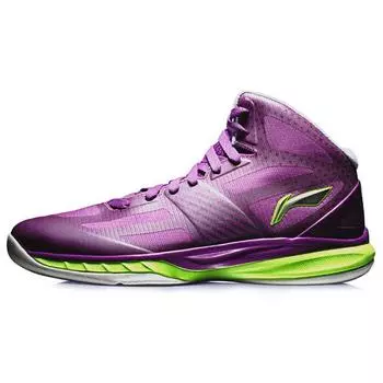 Баскетбольные кроссовки Li Ning Super Lightweight 10 PUTPU Fabric Synthetic Leather с амортизацией, нескользящие, износостойкие, поддерживающие, среднего размера ABPL069-6 46
