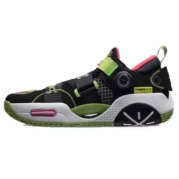 Баскетбольные кроссовки Li Ning The Muppets X All City 9 V2 с защитой от износа, нескользящие, мужские кроссовки бежевого цвета ABAR121-6 41