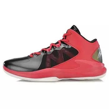 Баскетбольные кроссовки Li Ning Ultra Light TD из синтетической кожи и ТПУ, унисекс, черные, красные, ABPM003-3 39