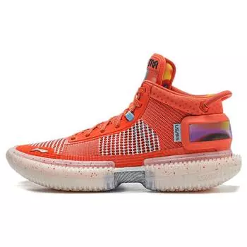 Баскетбольные кроссовки Li Ning Way Of Wade 3 Ultra Neon легкие амортизирующие нескользящие среднего размера мужские баскетбольные кроссовки ярко-баклажаново-красные ABFS011-11 41