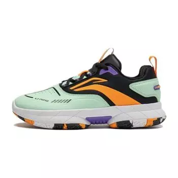 Баскетбольные кроссовки Li Ning Wind Shadow V1 Lightweight с низкой амортизацией Детские кроссовки Зеленые Черные YKBT082-1 42