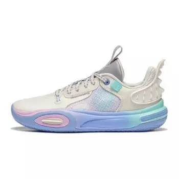 Баскетбольные кроссовки Li Ning Young All City 11 Детские кроссовки Белый Серый Фиолетовый YKBT018-7 41