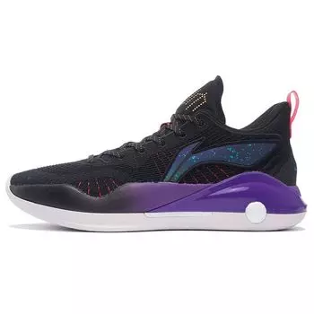 Баскетбольные кроссовки Li Ning Yu Shuai 15 V2 мужские кроссовки черные фиолетовые ABAS007-4 40