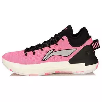 Баскетбольные кроссовки Li Ning Yu Shuai 13 Color Block Performance, мужские кроссовки, черные, розовые, ABAP095-4 41