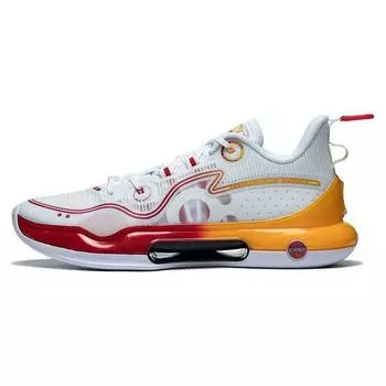 Баскетбольные кроссовки Li Ning Yu Shuai Evolution Low мужские кроссовки белые красные желтые ABAS161-7 44
