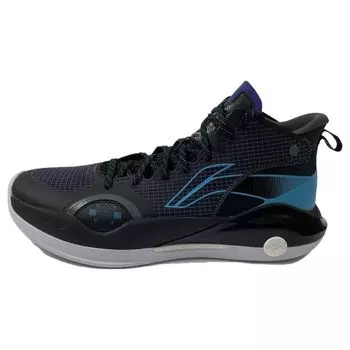Баскетбольные кроссовки Li Ning Yu Shuai 15 с противоскользящей подошвой, прочные, мужские, цвет черный, синий ABAR043-H 47