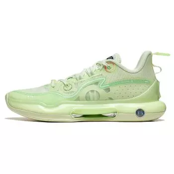 Баскетбольные кроссовки Li Ning Yu Shuai Evolution Low, мужские кроссовки светло-зеленого цвета ABAS161-2 45