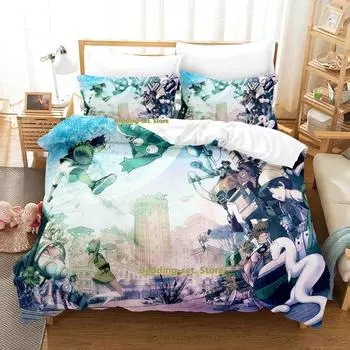 Basquash! Bedding Set Single Twin Full Queen King Size Bed Set Adult Kid Bedroom Duvetcover Sets 3D Print Anime Bed Sheet Set 70x133cm 2pcs
