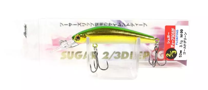 Bassday Sugar 2/3 Deep SG 52F Плавающая приманка 3,1 грамма M-99 (4065)