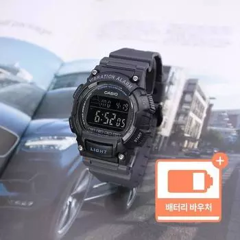 Батарея Casio, 10 лет, водонепроницаемость, 100 метров, световая сигнализация, спортивные солдаты, рекомендованные часы, 736 Charcoal B + ваучер на замену батареи.