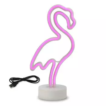 Батарея/USB светодиодный неоновый ночник знак фламинго единорог кокосовая пальма кактус ананас настольная лампа детская спальня рождественский арт декор