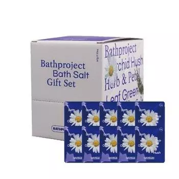 Bath Project Соль для ванн Орхидея Hershey Тип чайного пакетика Соль для ванн с ароматом цветов Орхидея Hershey 60 г x 10 шт., 1 шт., 600 г