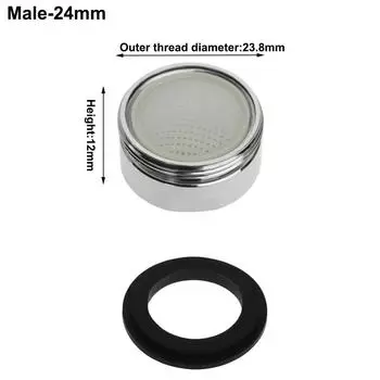 Bathroom Diffuser Faucet Accessories Water Saving Tap Aerator Filter Nozzle Water Purifier Bubbler Male-24mm