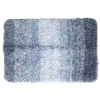 Bathroom Rugs Gradient Color Anti Slip Absorbent Polyester Fiber Bath Floor Mat for Home Entrance 41x61cm / 16.1x24.0in