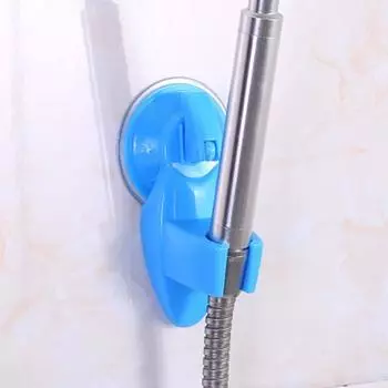 Bathroom Shower Head Holder Strong Attachable Movable Bracket Powerful Suction Shower Seat Chuck Holder Shower Rack
