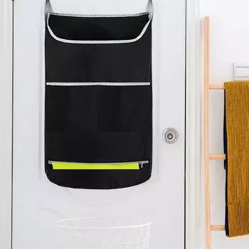 Bathroom storage bag, dirty clothes, miscellaneous items storage bag, square door, large capacity dirty clothes hanging bag, wal темно-синий