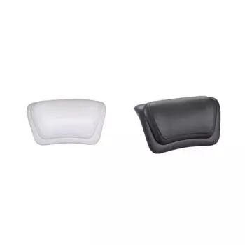 Bathtub Cushion Bathroom Comfortable Universal Pillow Bath Tub Headrest Neck Back Showering Accessory Salon White чёрный