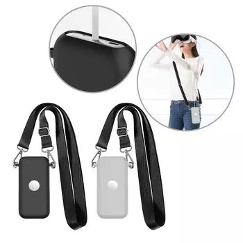 Battery Case Protective Silicone Cover for VR Glasses Battery Cover Accessory Scratch and t Resistant Pouches серый