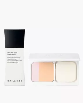 База под макияж Brilliage Lumiere Soft Matte Powder Foundation Set 33 г производства Chiaki + (20) [Основа под макияж] SPF25/PA++ [Тональный крем] SPF50+/PA++++
