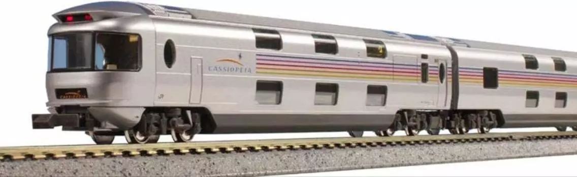 Базовый набор KATO N gauge серии E26 Модель пассажирского вагона железной дороги Белый Кассиопея 6-вагонный 10-1608