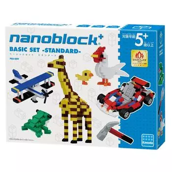 Базовый набор Nanoblock Plus Standard PBS-009 [Главный приз Japan Toy Awards 2014 в категории «Образовательные игрушки»]